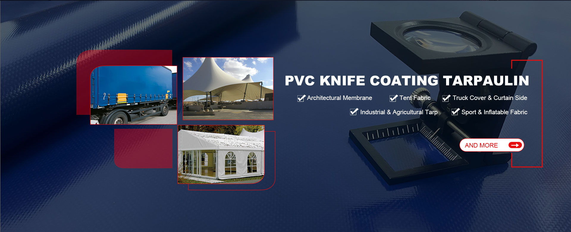 Kina PVC knivbeläggning presenning